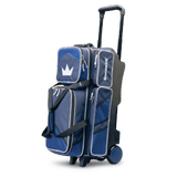 Brunswick Quest 3 Ball Triple Roller Black Bowling Bag