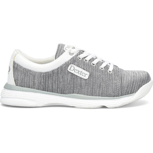 DEXTER AINSLEE GREY/WHITE WOMEN’S BOWLING SHOES