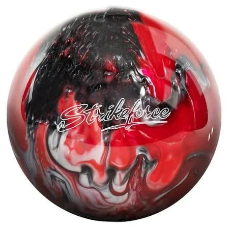 KR Strikeforce Polyester Red Black White Bowling Ball