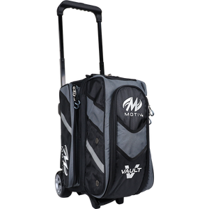 Motiv Vault 2 Ball Double Roller Covert Black Bowling Bag