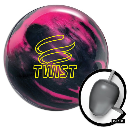 Brunswick Twist Bowling Ball Pink/Black