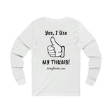 Lucky Tee #3 - Yes I use MY THUMB!