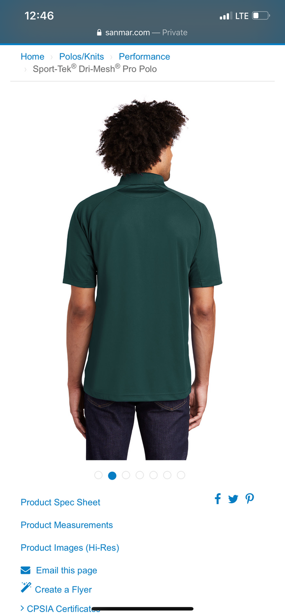 Lucky Bowler Sport-Tek® Dri-Mesh® Pro Polo